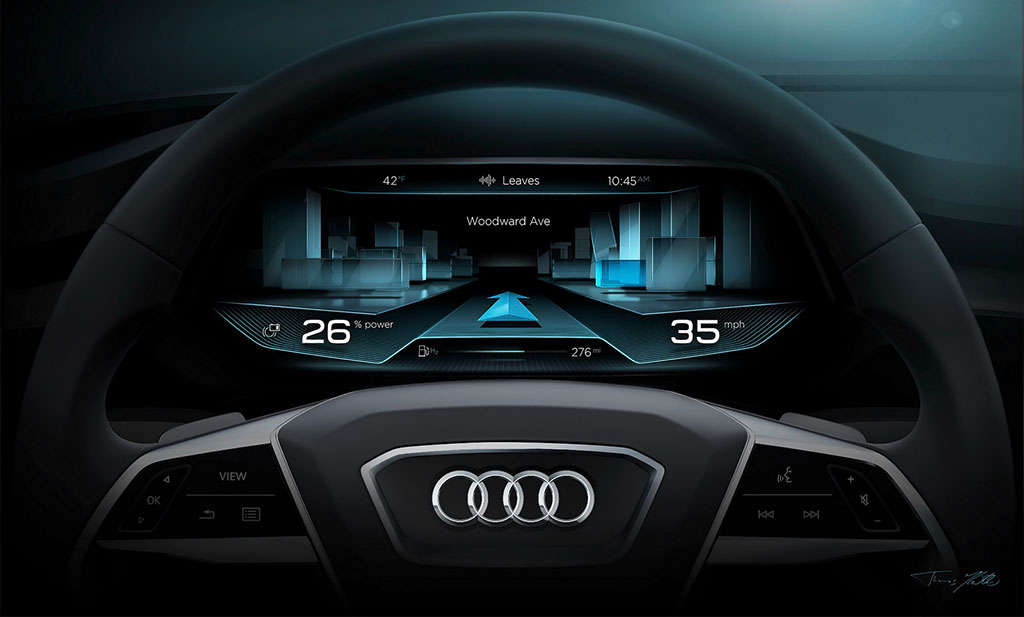 Audi H Tron Quattro Concept interior